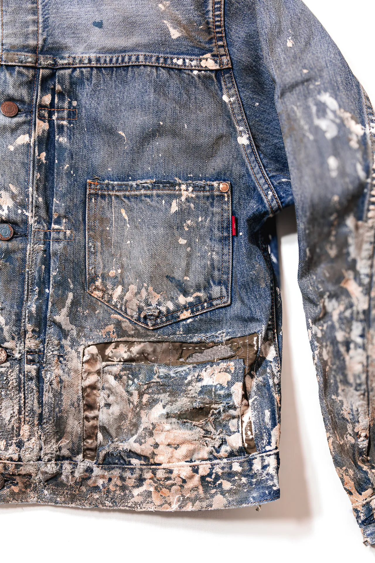 岡山のデニム加工会社 Gジャン　ペイント